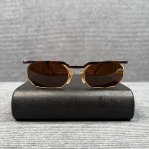 Green Action Italy Vintage Geometric Y2k Sunglasses Tortoiseshell Gold GA 2020 3